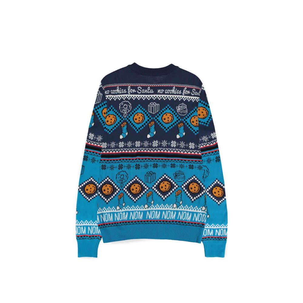 Sesame Street - Cookie Monster Christmas sweater - Blue